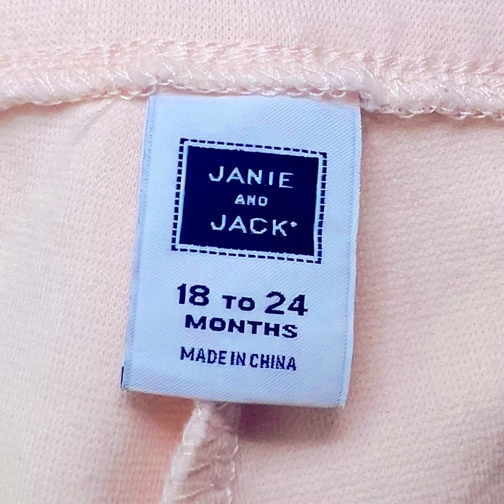 Janie & Jack Horse Top Riding Pant Set 18-24M Pink Suede Bow Equestrian Outfit - Picture 12 of 13